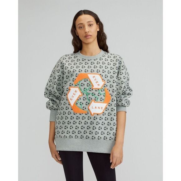 Everlane The ReTrack Oversized Crew Size Medium - Picture 1 of 5